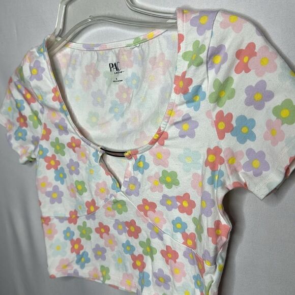 PacSun Floral Crop Top. Size Small. - Picture 2 of 7